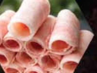 Rolled thin-sliced pork