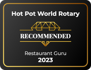 Restaurant Guru Recommended 2023, plaque